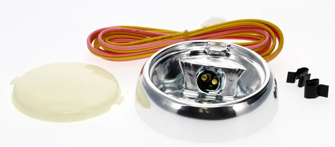 1966-1976 Plymouth|Dodge Dart|Demon|Charger|Coronet|Super Bee|Barracuda|Duster|Scamp|Valiant|Belvedere|GTX|Road Runner|Satellite|Superbird Dome Light Assbly-S-EF3916