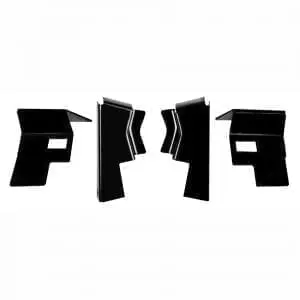 1966-1977 Ford Bronco Cowl Extension Plate Set 4 Pieces