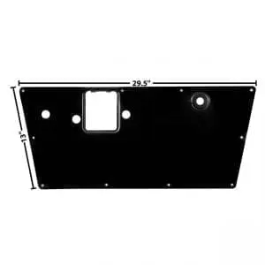 1966-1977 Ford Bronco Door Inner Panel Driver Side-3719E