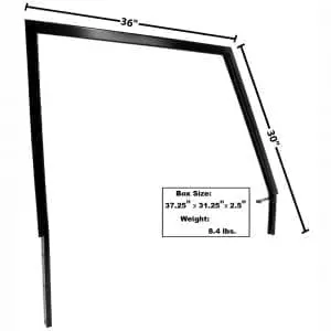 1966-1977 Ford Bronco Door Window Frame Passenger Side (RH)