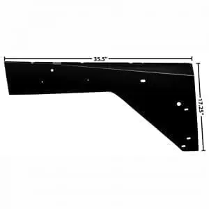 1966-1977 Ford Bronco Fender Apron Passenger Side (RH)