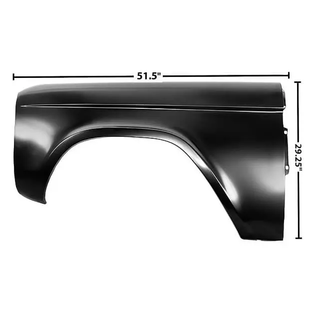 1966-1977 Ford Bronco Fender Driver Side-3699P