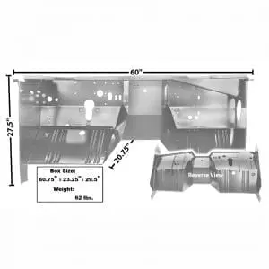 1966-1977 Ford Bronco Firewall/Cowl Pieces WTP