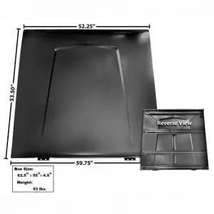 1966-1977 Ford Bronco Hood CustomNo Vent Holes