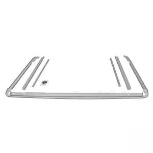 1966-1977 Ford Bronco Roof Drip Rail 7Pcs Half Cab