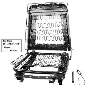 1966-1977 Ford Bronco Seat Frame Assembly Driver Side (LH)