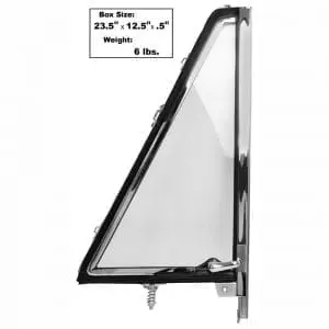 1966-1977 Ford Bronco Vent Window Assembly Passenger Side (RH)