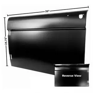 1966 Ford Bronco Door Skin Driver Side-3711B