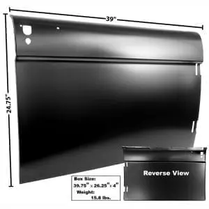 1966 Ford Bronco Door Skin Passenger Side (RH)