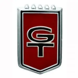 1966 Ford Mustang Emblem GT Fender
