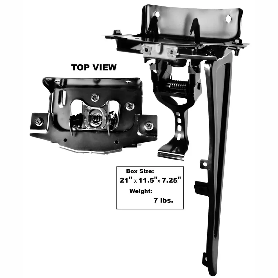 1966 Ford Mustang Hood Latch with Top Plate
