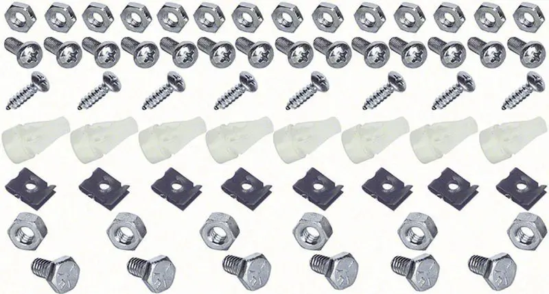 1967-1968 Chevrolet Camaro Grille Fastener Hardware Kit