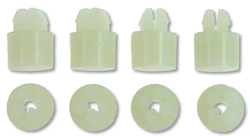 1967-1968 Chevrolet Camaro Headlamp Bezel Barrel Nuts