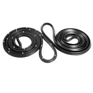 1967-1968 Chevrolet|Pontiac Bel Air|Biscayne|Catalina 2DR Sedan Door Molding Seal w/clips