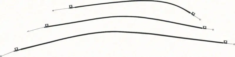 1967-1968 Chevrolet|Pontiac Camaro|Firebird Heater Control Cable Kit