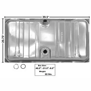 1967-1968 Chevrolet Camaro Pontiac Firebird Gas Tank Stainless