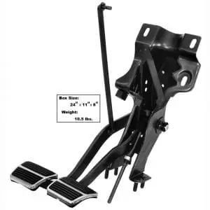 1967-1968 Chevy Camaro Clutch and Brake Pedal Assembly 4 Spd