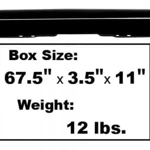 1967-1968 Chevy Camaro Rear Bumper Painted