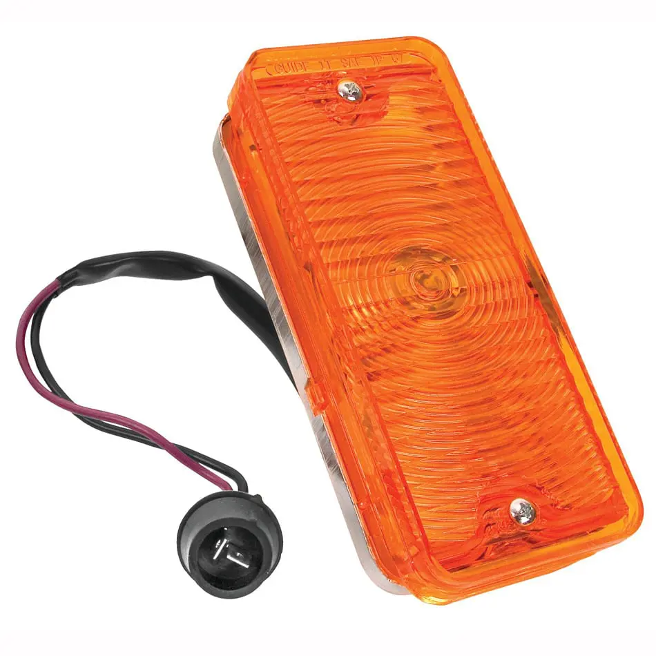 1967-1968 Chevy Pickup Truck Parking Lamp Assembly Passenger Side (RH)