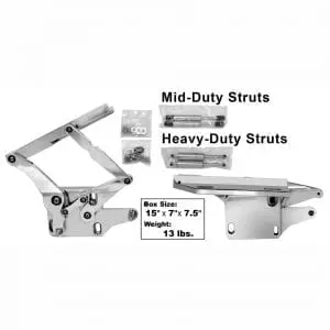 1967-1968 Ford Mustang Billet Hood Hinge Mustang Pair