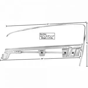 1967-1968 Ford Mustang Door Window Frame Kit Driver Side (LH) Fastback