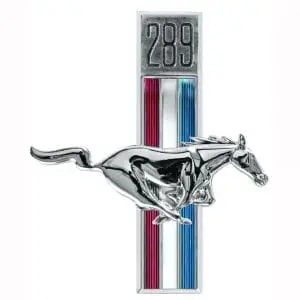 1967-1968 Ford Mustang Emblem Running Horse 2 Passenger Side (RH)