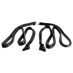 1967-1968 Ford Mustang Fastback Molded Roof Rail Seals Kit