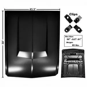 1967-1968 Ford Mustang Hood Eleanor Style