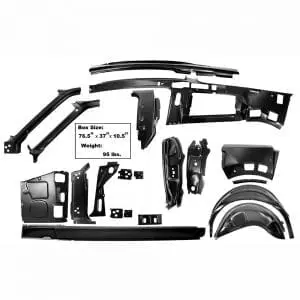 1967-1968 Ford Mustang Quarter/Door Frame Assembly Driver Side (LH) Fastback