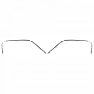 1967-1968 Ford Mustang Roof Drip Rail Fastback Pair