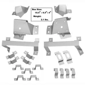 1967-1968 Ford Mustang Roof Trim Bracket 21Pc Set