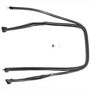 1967-1968 Ford Mustang Seal Roof Rail Fastback 2Pcs