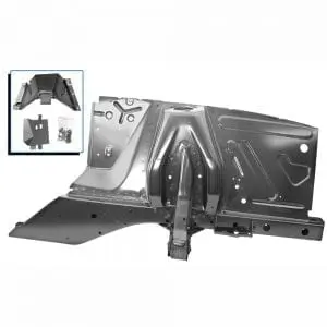 1967-1968 Ford Mustang Shock Tower and Apron Assembly Driver Side (LH)