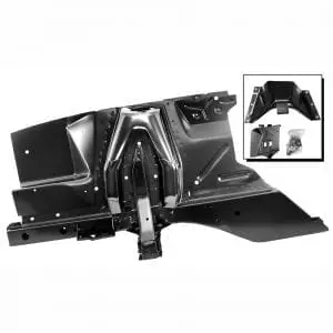 1967-1968 Ford Mustang Shock Tower and Apron Assembly Passenger Side (RH)