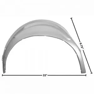 1967-1968 Ford Mustang Wheelhouse Outer Driver Side (LH)