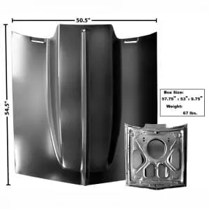 1967-1969 Chevy Camaro Hood 4" Cowl Induction