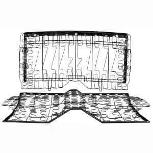 1967-1969 Chevy Camaro or Pontiac Firebird Rear Seat Spring Frame Set Convertible and Coupe Deluxe