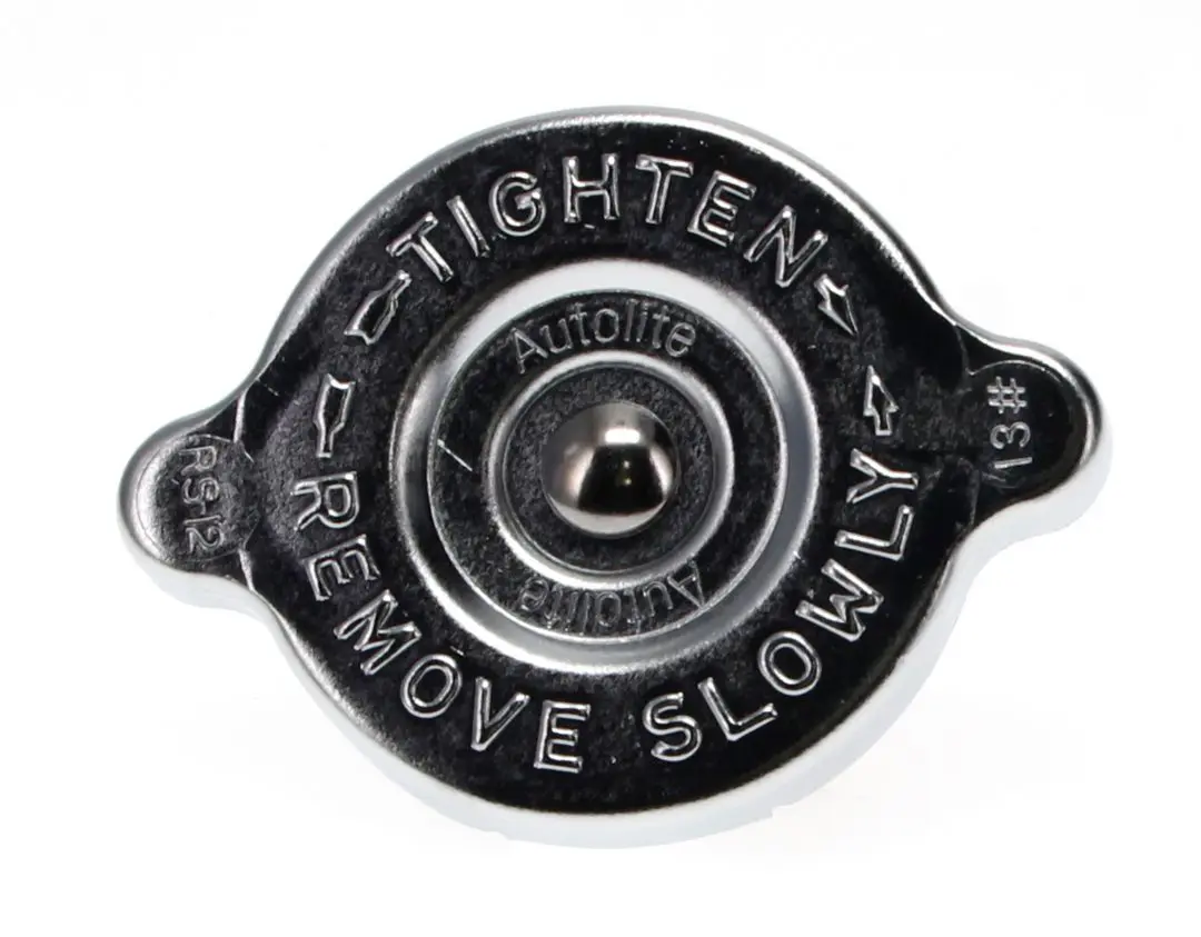 1967-1969 Ford|Mercury Falcon|Mustang|Cougar|Fairlane|Ranchero|Torino|Comet|Cyclone|Montego|Galaxie|Monterey|Marauder|Thunderbird Radiator Cap Chrome OE Style-X357-8467-C