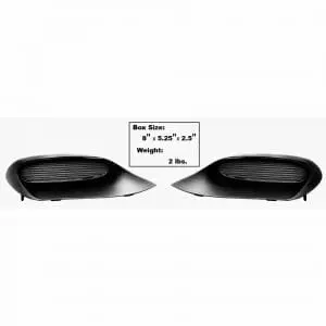 1967-1969 Pontiac Firebird Hood Scoop Insert Pair