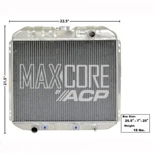 1967-1970 Ford Mustang Radiator Aluminum 2Row I6
