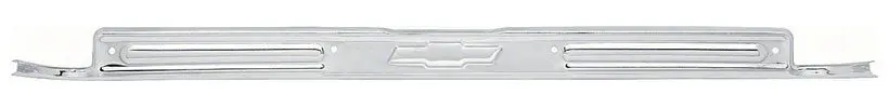 1967-1972 Chevrolet Blazer|Suburban|Pickup Truck Door Sill Plate w/Bowtie Logo Front Chrome