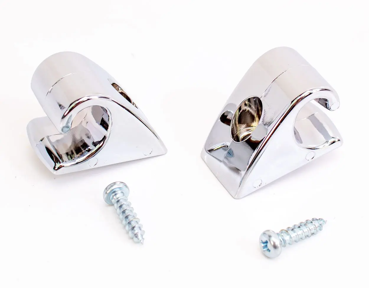 1967-1972 Chevrolet|GMC Blazer|Jimmy|Suburban|Pickup Truck Sun Visor Retainer Clips Chrome