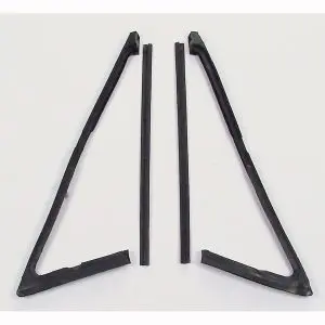 1967-1972 Chevrolet|GMC Blazer|Suburban|C/K Pickup Truck|Jimmy Vent Glass Weatherstrip Seal 4 PC Kit - Driver and Passenger-VWK111067
