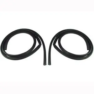 1967-1972 Chevrolet|GMC Suburban|C/K Pickup Truck Door Weatherstrip Seal 2 PC Kit - Driver and Passenger-DWP111267