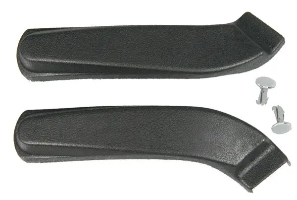 1967-1972 Chevrolet|Pontiac|Oldsmobile|Buick Camaro|Firebird|Chevy II|Nova|Ventura|Chevelle|Malibu|Monte Carlo|Tempest|LeMans|GTO|Cutlass|442|Skylark Bucket Seat Hinge Arm Covers