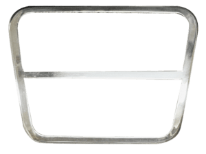 1967-1972 Chevy/GMC Pickup STAINLESS STEEL BRAKE & CLUTCH PEDAL TRIM-DYN1220F