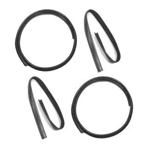 1967-1972 Ford F-Series Pickup Truck Glass Run Channel 4 PC Kit - Driver and Passenger