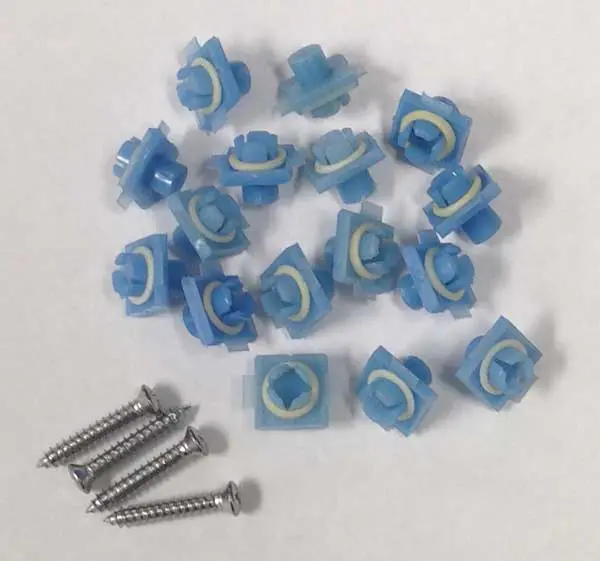 1967-1973 Plymouth|Dodge Dart|Charger|Barracuda|Valiant|GTX|Road Runner|Satellite Rocker Molding Clip Kit-SWA-270271