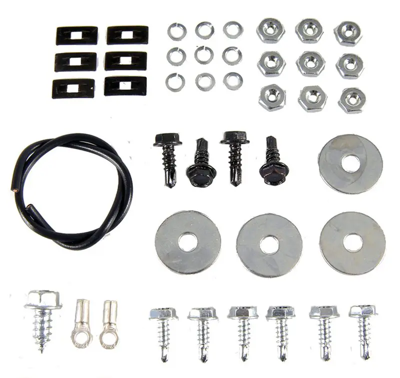 1967-1974 Chevrolet|Pontiac Camaro|Nova|GTO|Ventura Console Gauge Hardware Kit-CHQW-202A