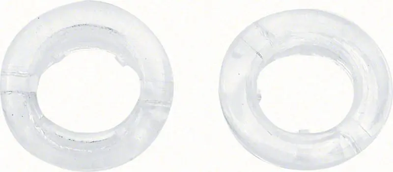 1967 Buick|Chevrolet|Oldsmobile|Pontiac Skylark|Camaro|Chevelle|Malibu|Nova|El Camino|Chevy II|Cutlass|442|Firebird|GTO|LeMans|Tempest Lock Knob Ferrules  Clear Plastic